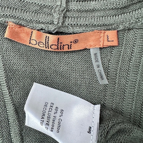 🛍️ Belldini 60% Cotton One button cardigan with embroidered Size L - Picture 2 of 5